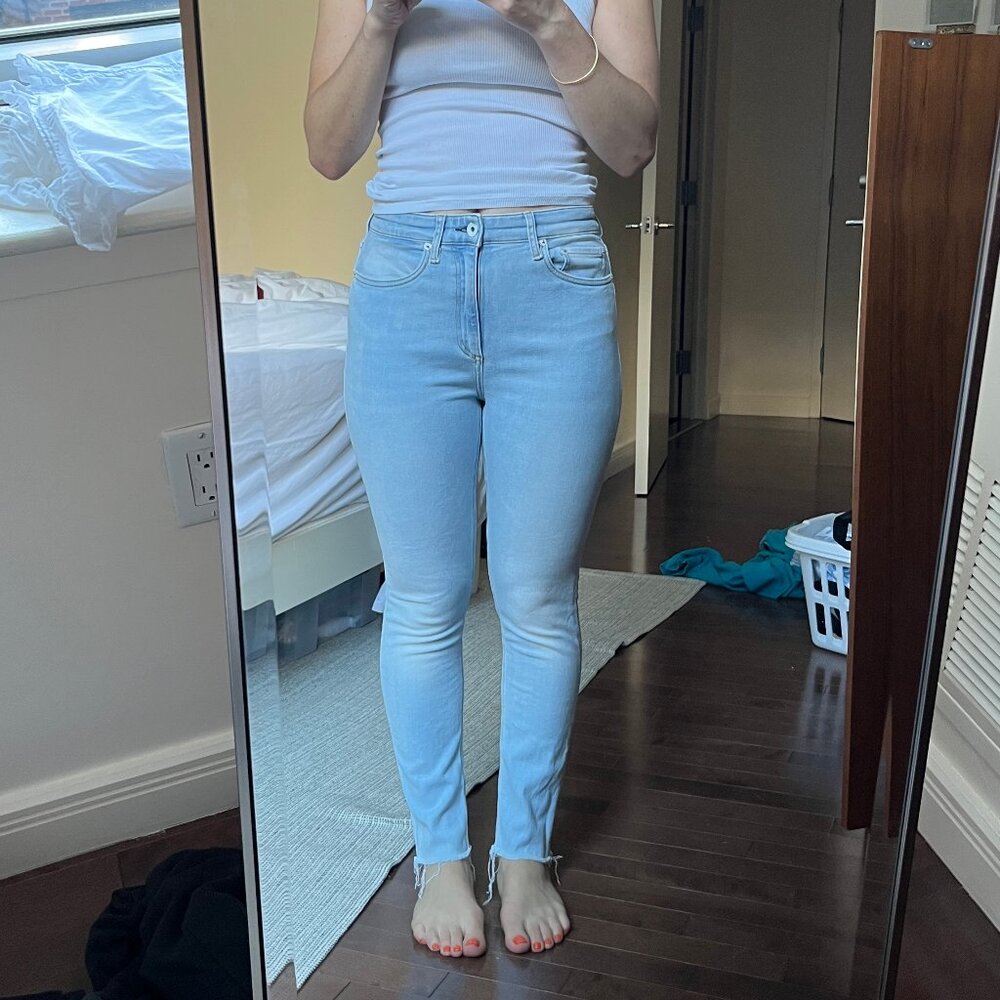 Cropped Skinny Rag & Bone Jeans - Size 28